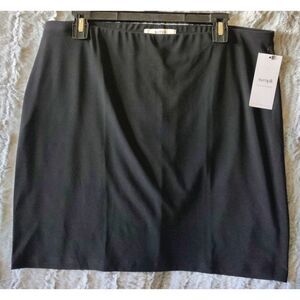 NWT Sympli Mini Skirt Black Size 14 Style # 2641 Stretchy Office Classic Bodycon